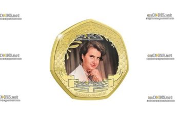 Монета Соломоновых островов 50 центов Розалинда Франклин