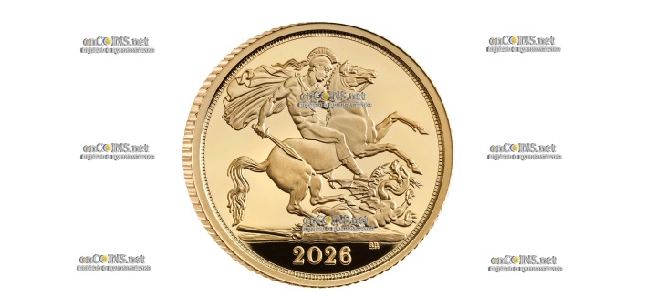 Монета Великобритании ½ соверена