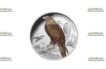 Серебро монета доллар Ниуэ Клинохвостый орел