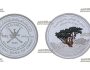 Серебряная монета 1 риал Омана Дерево Ладан