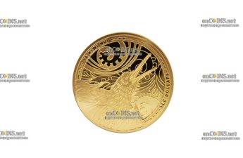 Золотая монета 10$ Новой Зеландии Киви