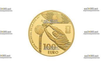 Золотая монета Испании 100 евро WC-2026