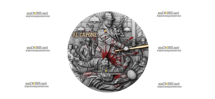 Монета 2 000 франков CFA Камеруна Аль Капоне