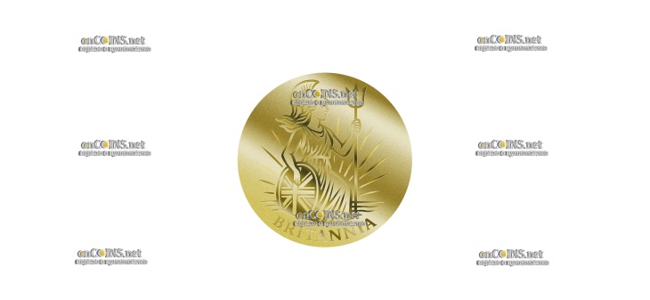 Мини-золотая монета $0.5 NZD Ниуэ Британия