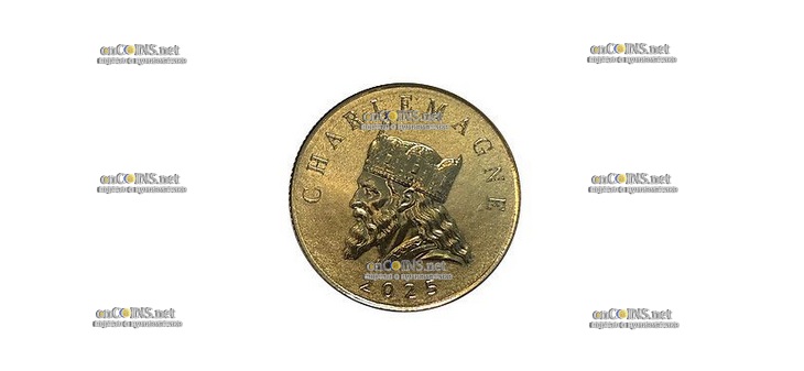 Монета 5$ Самоа Карл Великий