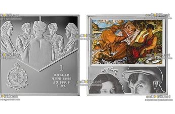 Монета Ниуэ 1$ Обман женщины