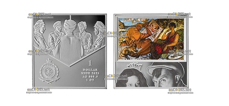 Монета Ниуэ 1$ Обман женщины