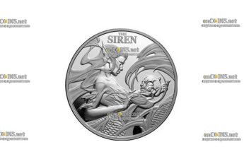Монета Ниуэ доллар Сирена