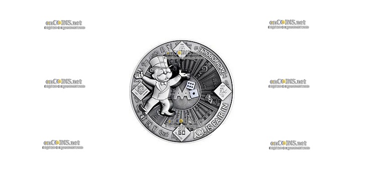 Монета Самоа 10 Tala Монополия