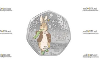 Монета Соломоновых остров 50 центов Бенджамин Банни