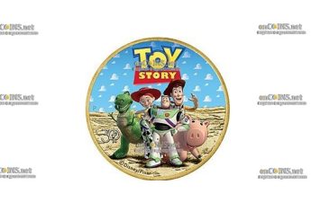 Монета Тувалу Один $ ИСТОРИЯ ИГРУШЕК