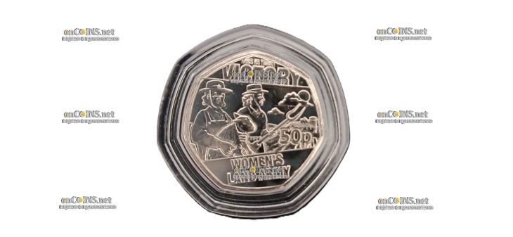 Монеты Фолклендских островов 50р Женская армия