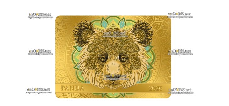 Монеты Самоа 50 тала Панда