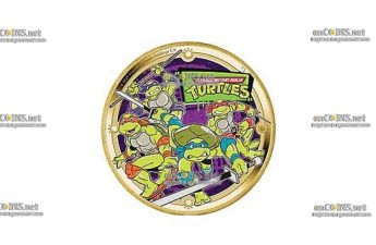 Монеты Тувалу $ Черепашки-ниндзя