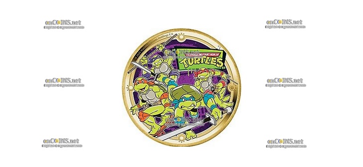 Монеты Тувалу $ Черепашки-ниндзя
