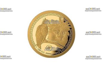 Золотая монета 10 долларов Филиппинский орел