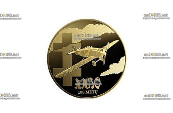 Золотая монета доллар АНБО-I