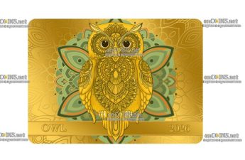 Золото монета 50 Tala Самоа Сова